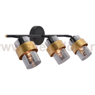 Настенно-потолочный свет Escada 1169/3A E14*40W Black/Gold