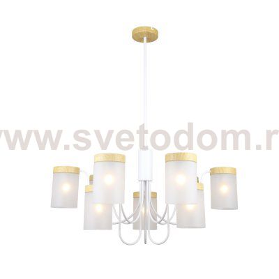 Светильник на штанге Escada 1172/9P E14*40W White/Wood