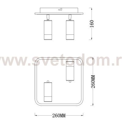 Настенно-потолочный свет Escada 20024SMA/01 LED 31W 4000K белый