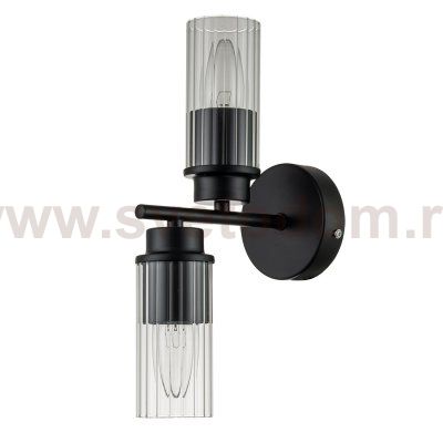 Настенный светильник Escada 2100/2A E14*40W Black REVERSE