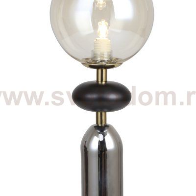 Настольный светильник Escada 2102/1 G9*40W Black/Amber/Smoke