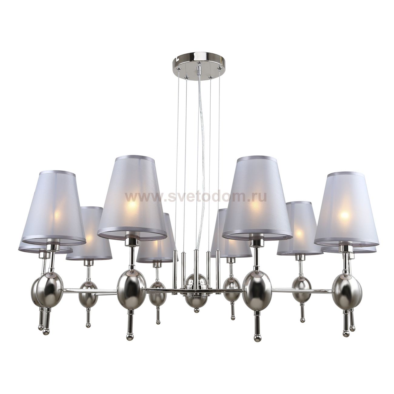 Подвесной светильник Escada 2106/10S E14*40W Nickel ELEGY