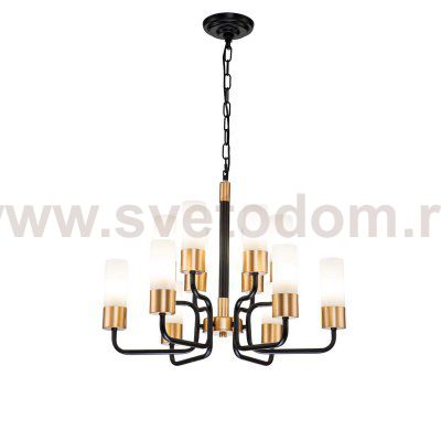 Подвесной светильник Escada 2108/12P E14*40W Black/Gold LEVEL