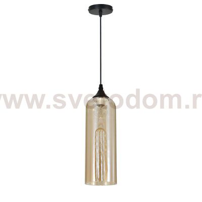 Подвесной светильник Escada 2110/1S E27*40W Black/Amber