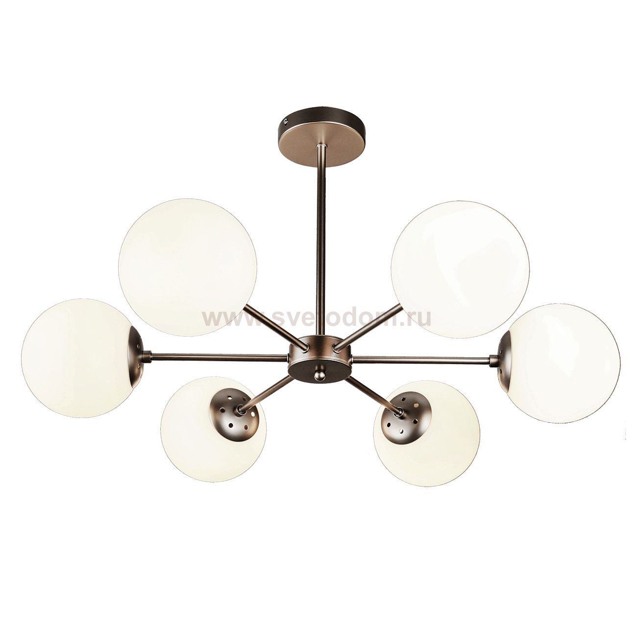 Светильник на штанге Escada 2110/6P E14*40W Satin nickel ETHEREAL