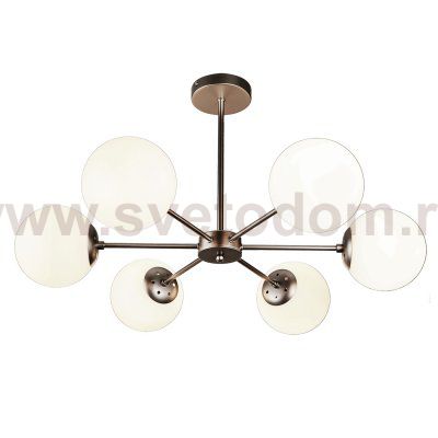 Светильник на штанге Escada 2110/6P E14*40W Satin nickel ETHEREAL