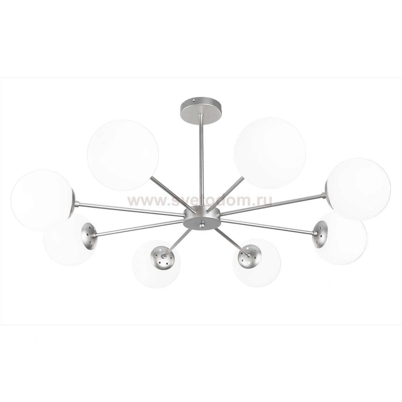 Светильник на штанге Escada 2110/8P E14*40W Satin nickel ETHEREAL