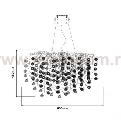 Подвесной светильник Escada 2112/10P E14*40W Gold ASTREA