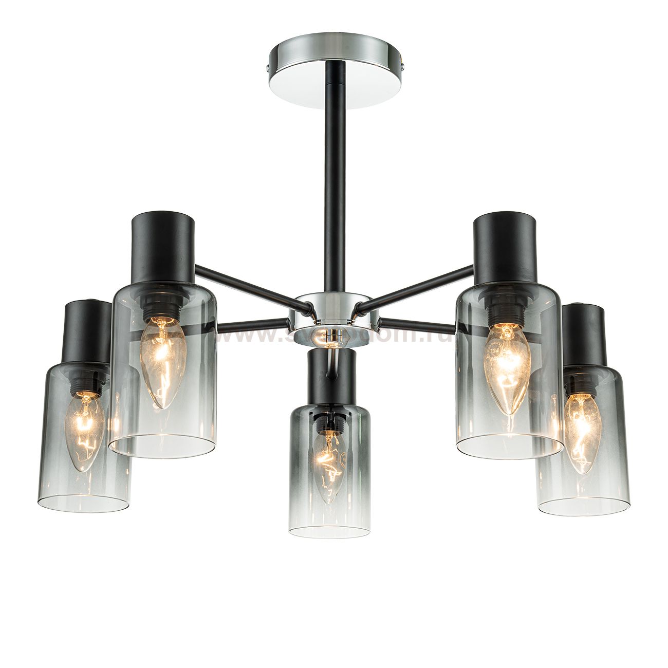 Светильник на штанге Escada 2120/5P E14*40W Black DIVERSITY