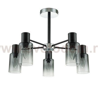 Светильник на штанге Escada 2120/5P E14*40W Black DIVERSITY