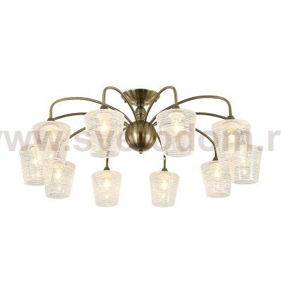 Потолочный светильник Escada 2129/10P E27*40W Antique Brass