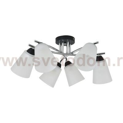 Потолочный светильник Escada 2132/6P E27*60W Black/Chrome