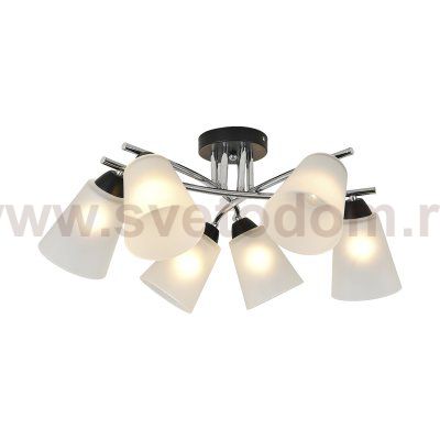 Потолочный светильник Escada 2132/6P E27*60W Black/Chrome
