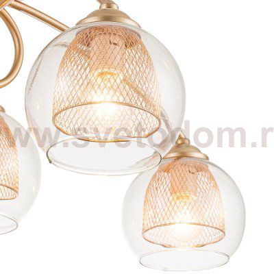 Потолочный светильник Escada 284/5 E14*40W Champagne gold