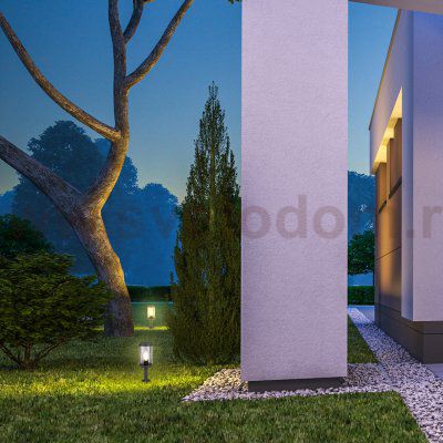 Напольный светильник Escada 30003G/03 E27*60W IP44 Dark grey 30003