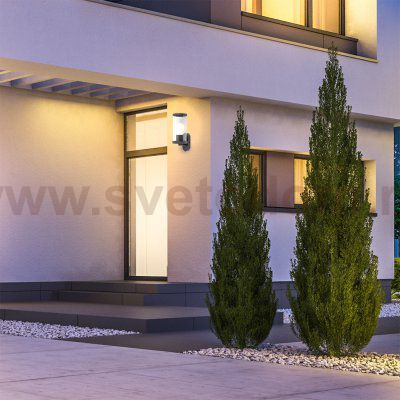 Настенный светильник Escada 30003W/01 E27*40W IP44 Dark grey URBAN