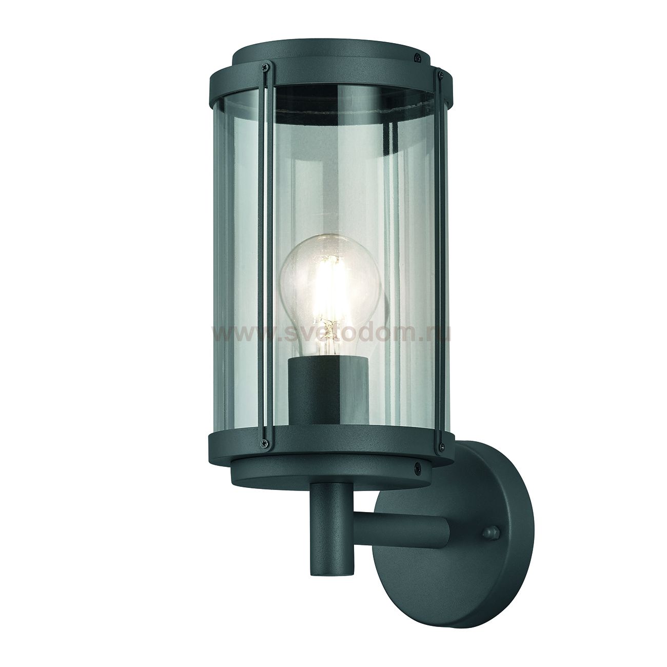 Настенный светильник Escada 30003W/03 E27*40W IP44 Dark grey 30003