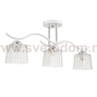Потолочный светильник Escada 535/3PL E27*40W Chrome/White