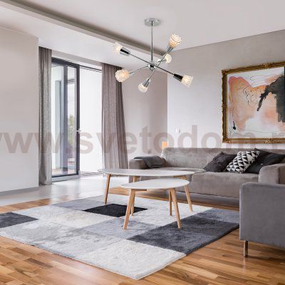 Светильник на штанге Escada 541/6 E14*40W Chrome