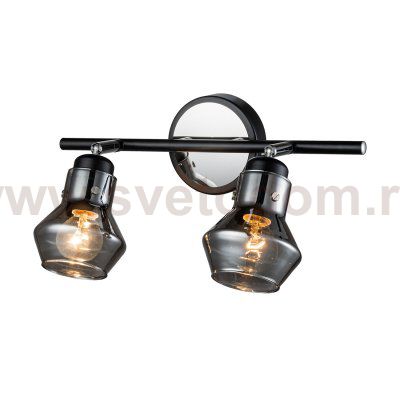 Настенно-потолочный свет Escada 593/2A E14*40W Black/Chrome