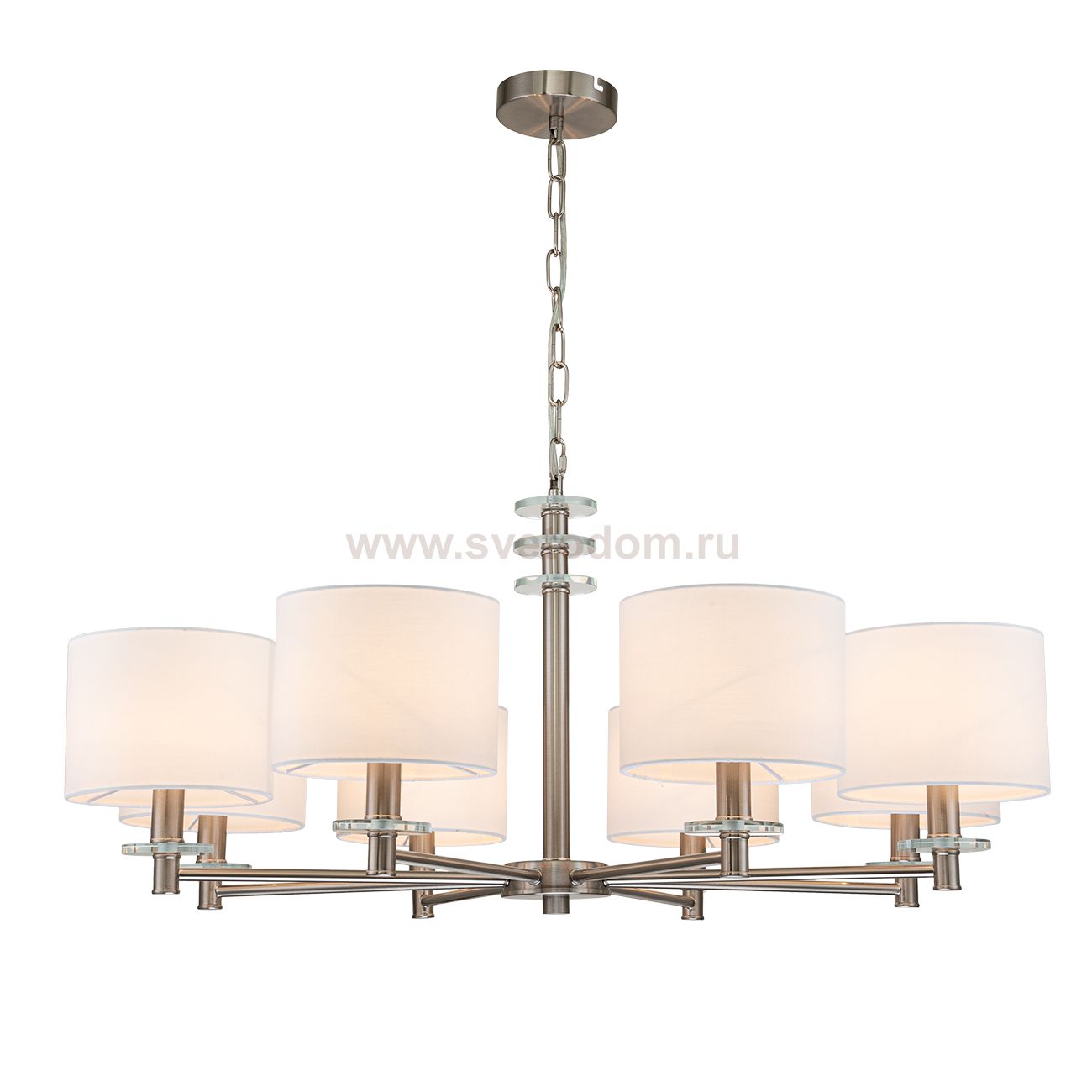 Подвесной светильник Escada 641/8PL E14*60W Satin nickel NOVELLA
