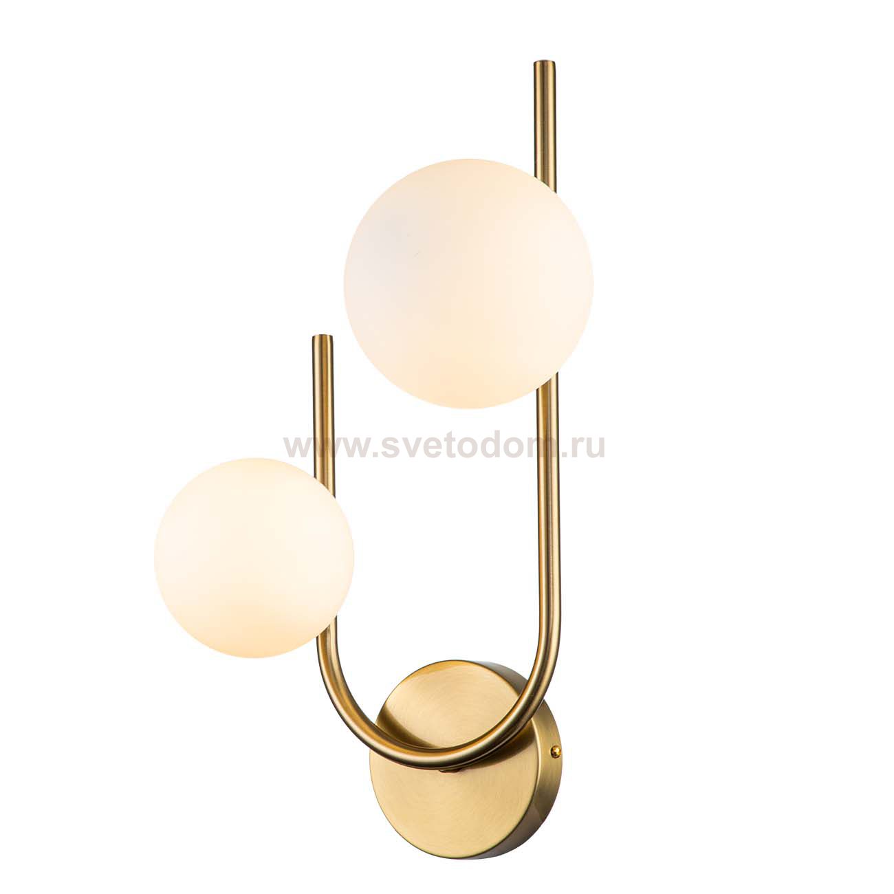 Настенный светильник Escada 642/2A G9*40W Brass SPHERE