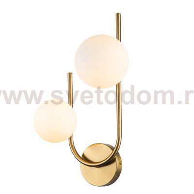 Настенный светильник Escada 642/2A G9*40W Brass SPHERE