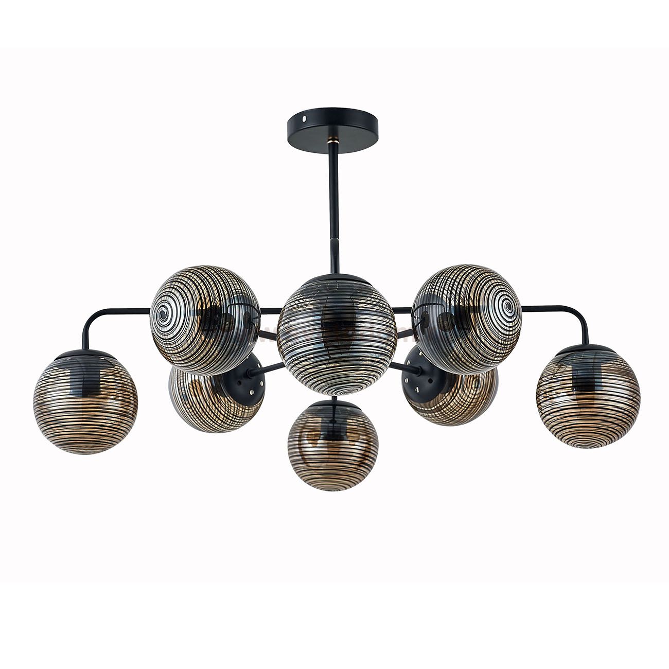 Светильник на штанге Escada 646/8P E27*60W Black TWILIGHT