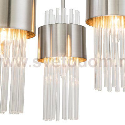 Подвесной светильник Escada 656/6PL E14*40W Satin nickel GARDA