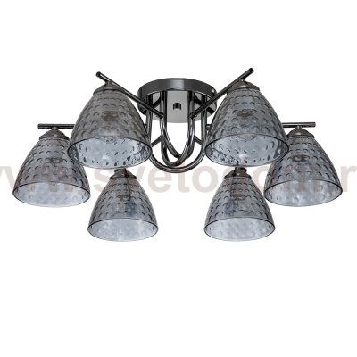 Потолочный светильник Escada 659/6PL E27*60W Black ADONIS