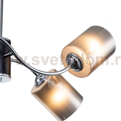 Светильник на штанге Escada 661/4PL E27*60W Black/Chrome SMOG