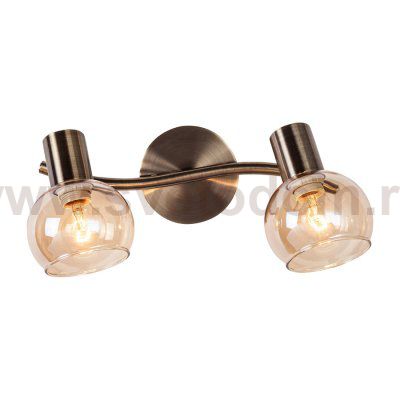 Настенный светильник Escada 662/2A E14*60W Antique brass
