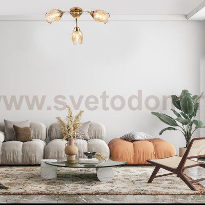 Потолочный светильник Escada 663/3P E14*40W Gold ALLIUM