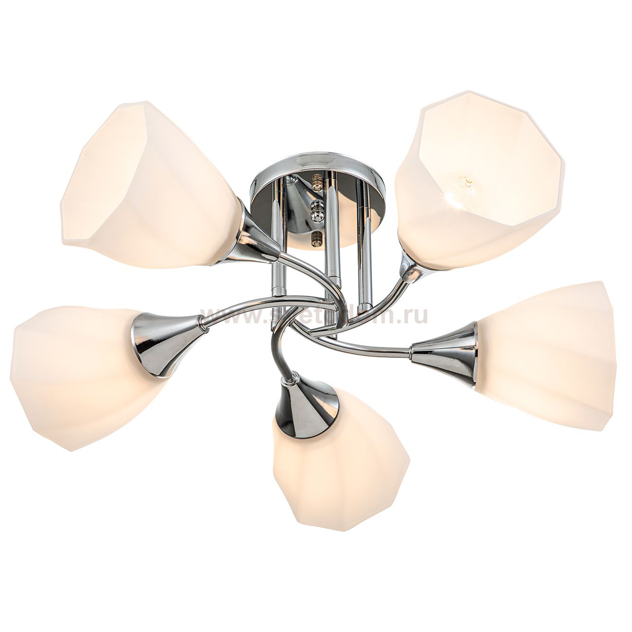 Потолочный светильник Escada 664/5P E27*40W Chrome CAMELLIA