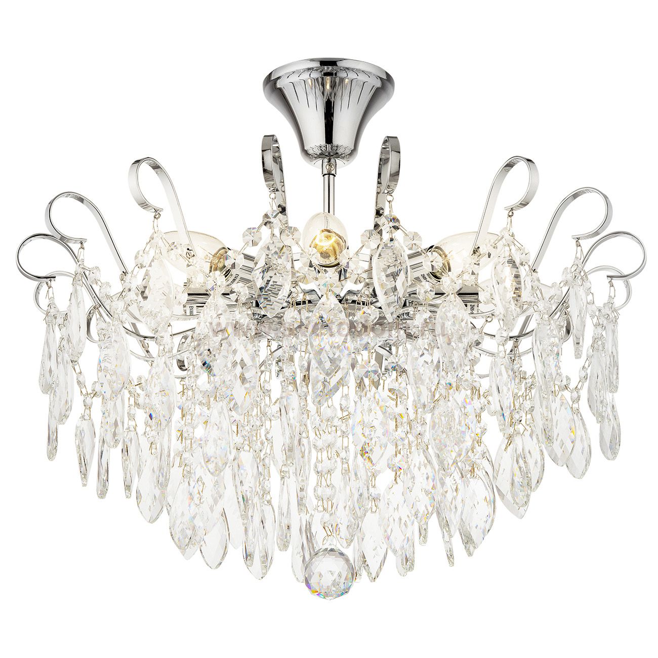 Потолочный светильник Escada 664/8P E14*40W Chrome WISTERIA
