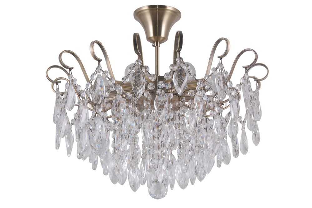 Потолочный светильник Escada 664/8P E14*40W Antique brass WISTERIA