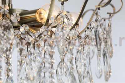 Потолочный светильник Escada 664/8P E14*40W Antique brass WISTERIA