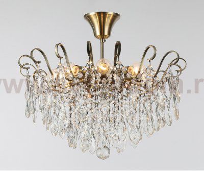 Потолочный светильник Escada 664/8P E14*40W Antique brass WISTERIA