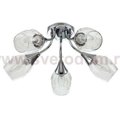 Потолочный светильник Escada 670/5P E14*40W Chrome TULIP