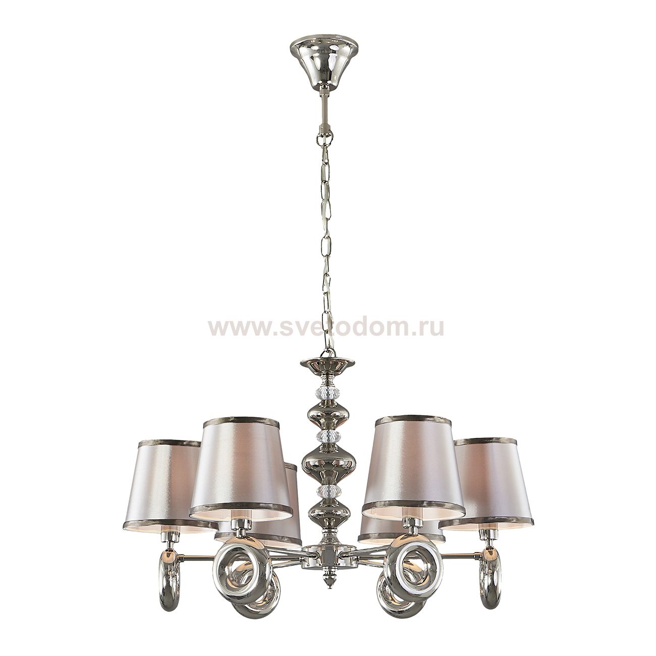 Подвесной светильник Escada 670/6S E14*40W Nickel LANCASHIRE