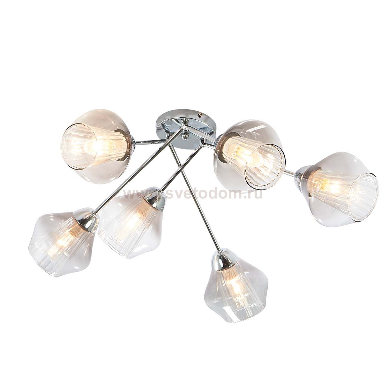 Потолочный светильник Escada 674/6PL E27*60W Chrome CAMPANULA