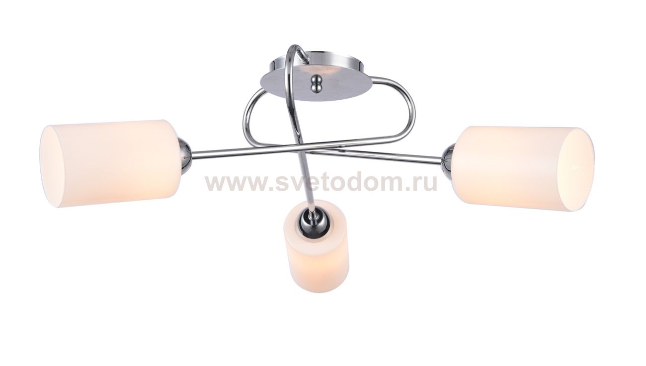 Потолочный светильник Escada 679/3PL Е27*60W Chrome/White ANITA