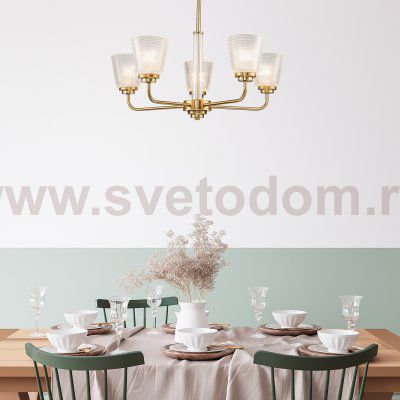 Светильник на штанге Escada 685/5PL E14*60W Copper NOBLE