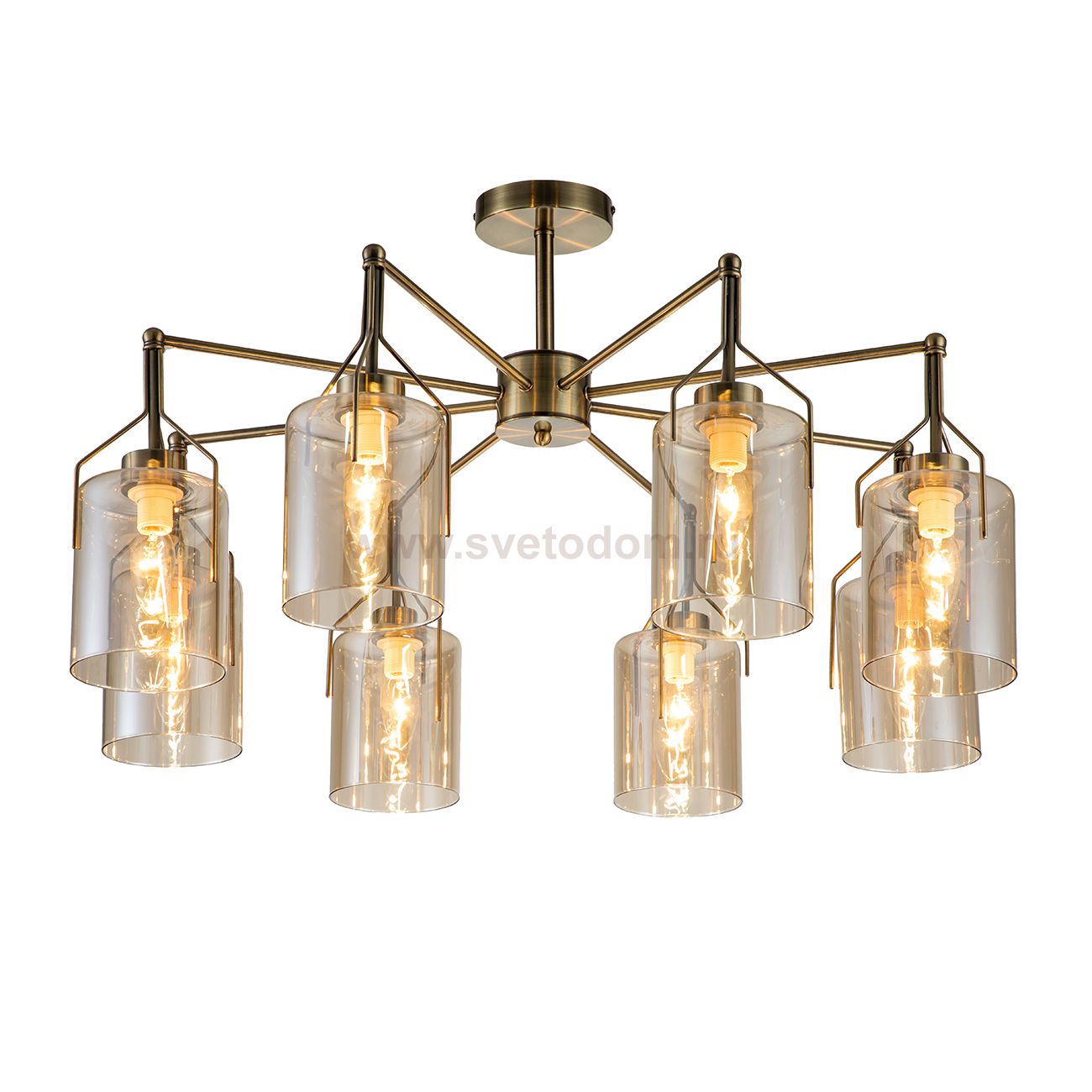 Светильник на штанге Escada 688/8P E14*40W Brass DIVITA