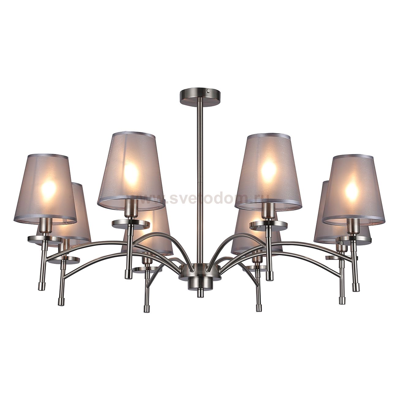 Светильник на штанге Escada 694/8PL E14*40W Nickel FAITH