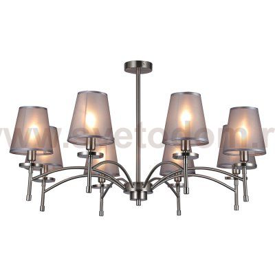 Светильник на штанге Escada 694/8PL E14*40W Nickel FAITH