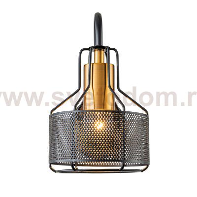 Настенный светильник Escada 697/1A E27*60W Black/Gold