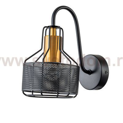 Настенный светильник Escada 697/1A E27*60W Black/Gold