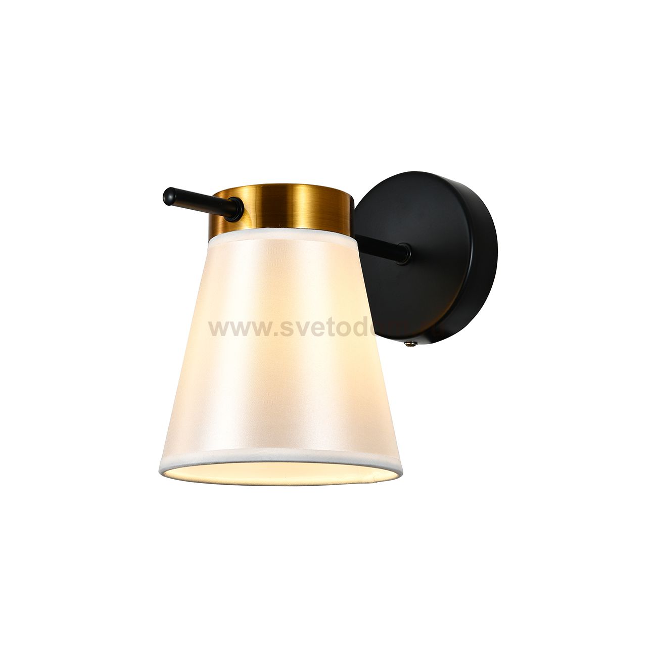 Настенный светильник 120005/1W E14*40W Black/Gold