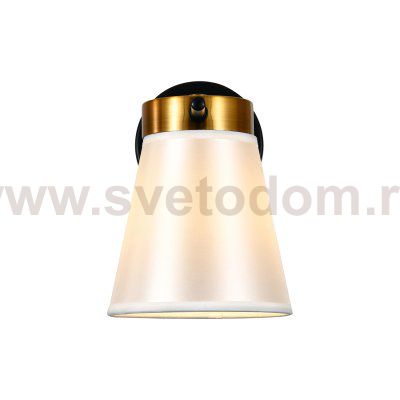 Настенный светильник 120005/1W E14*40W Black/Gold